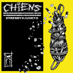 CHIENS - xTrendyxJunkyx - 12"EP S​​​​​​​/​​​Sided with etching - Repress